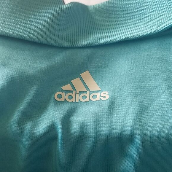 Adidas Adizero Golf Shirt Blue Size Large - Picture 5 of 7